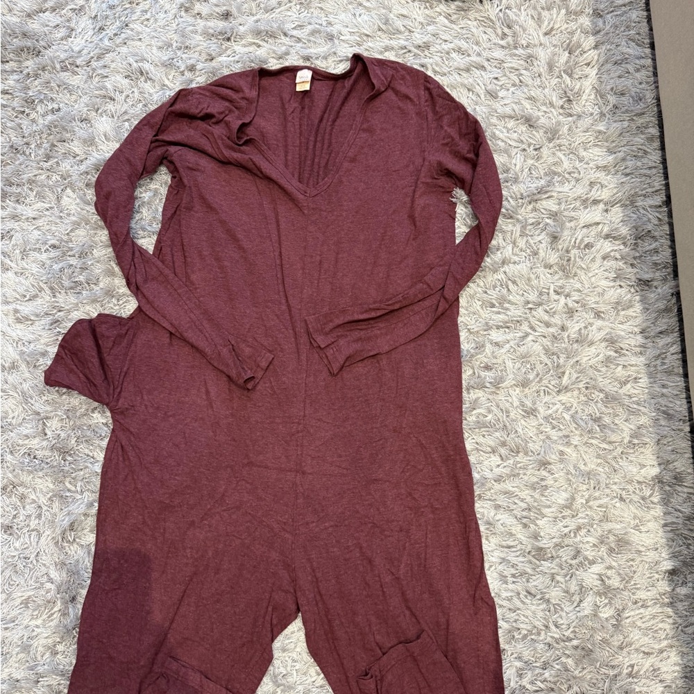 Smash + Tess Deep Wine Knit Top